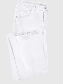 5-Pocket-Jeans mit weitem Bein