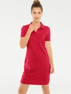 Polokleid in Pikee-Qualität