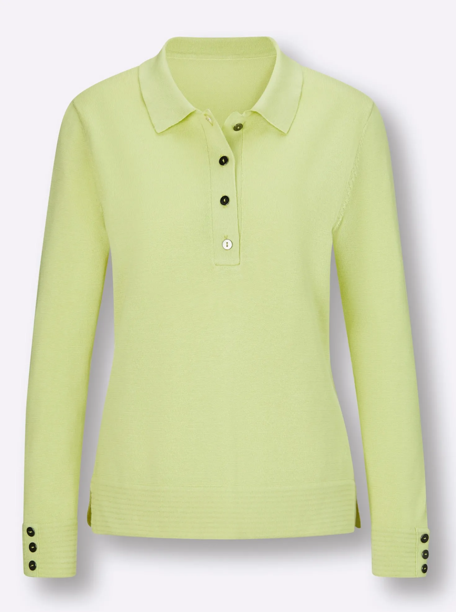 Polopullover aus mercerisierter Baumwolle