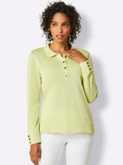 Polopullover aus mercerisierter Baumwolle