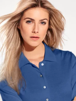 Polopullover mit Knopfleiste