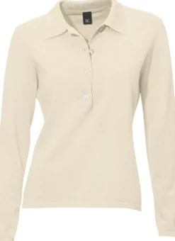 Polopullover mit Knopfleiste