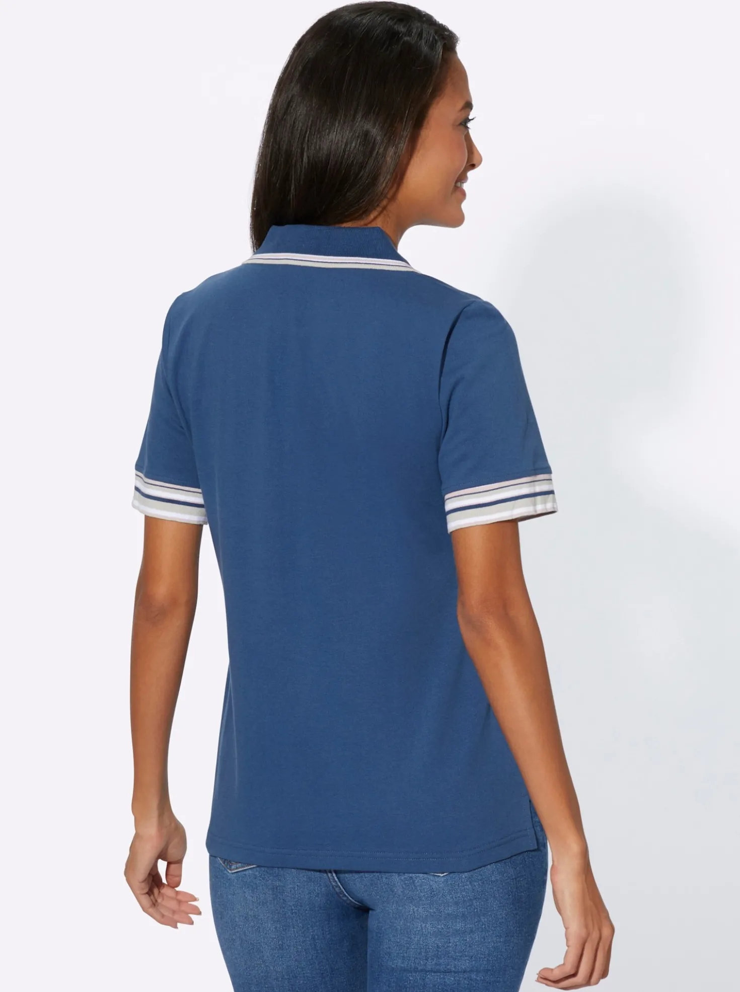 Poloshirt in Pikee-Qualität