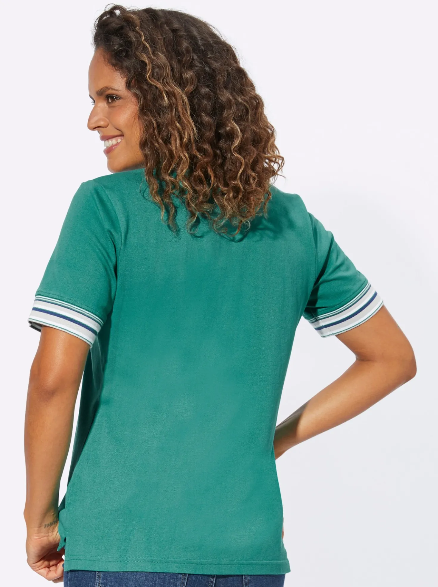 Poloshirt in Pikee-Qualität