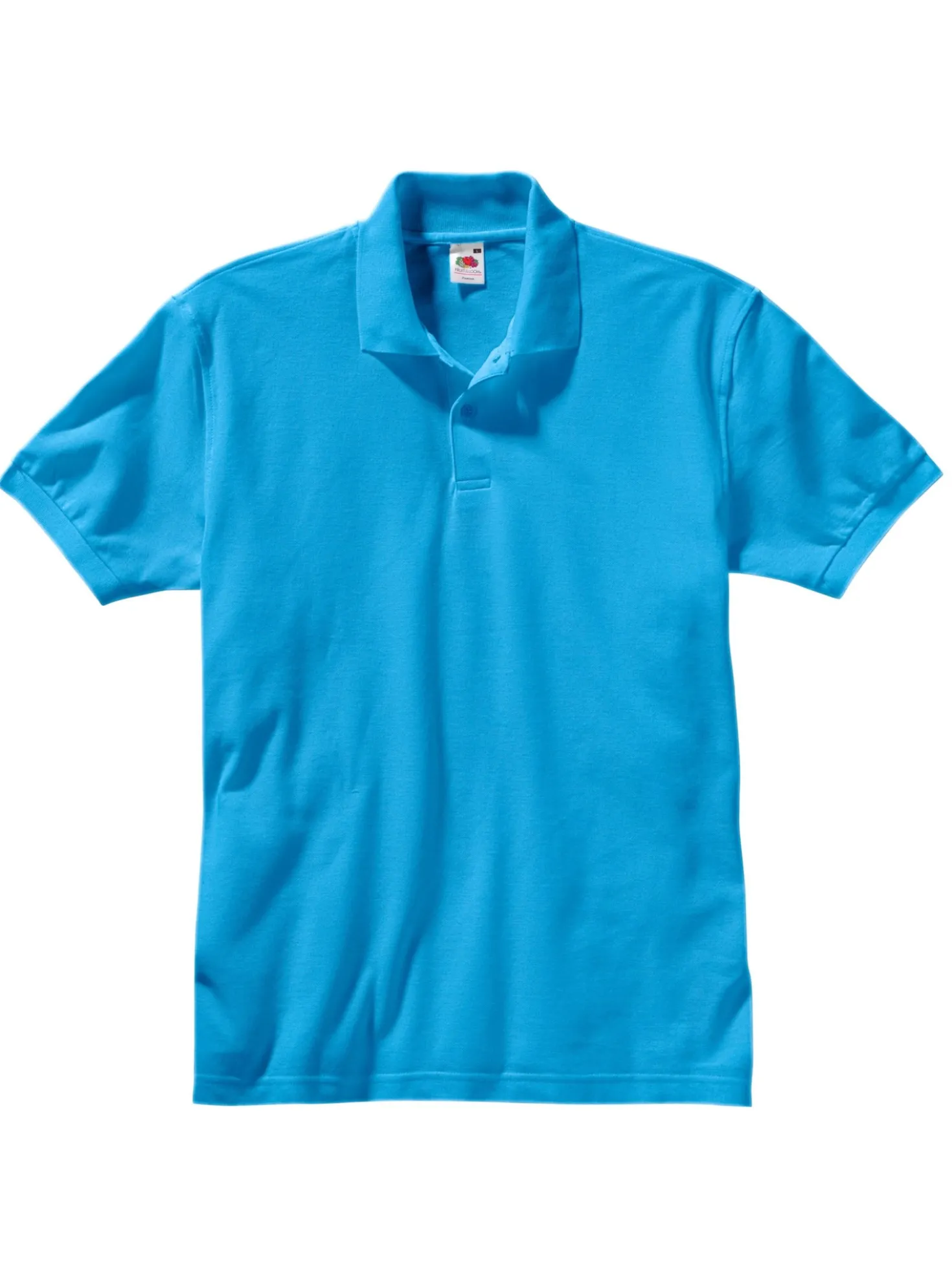 Poloshirt mit kurzer Knopfleiste