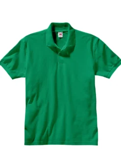 Poloshirt mit kurzer Knopfleiste