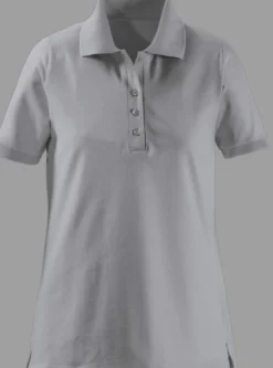 Poloshirt mit Seitenschlitzen