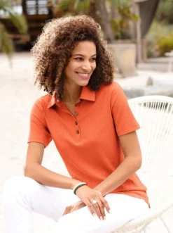 Poloshirt mit Stretch-Anteil