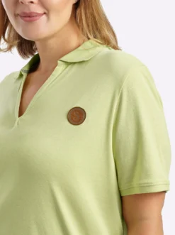 Poloshirt mit V-Ausschnitt