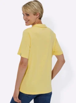 Poloshirt mit Zierriegel