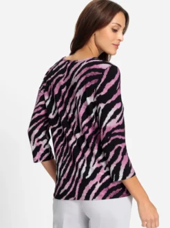 Print-Shirt im Animal-Dessin