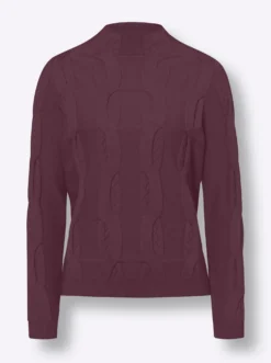 Pullover mit Zopfmuster
