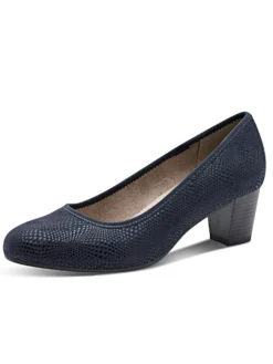 Pumps mit Reptil-Prägung