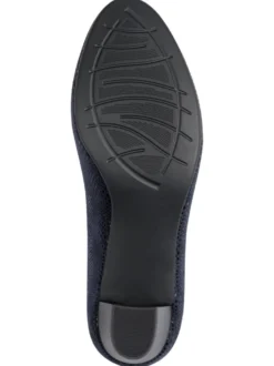 Pumps mit Reptil-Prägung