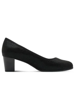 Pumps mit Reptil-Prägung