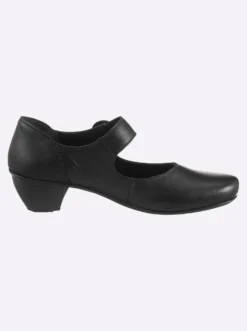 Pumps mit weitenverstellbarer Schließe
