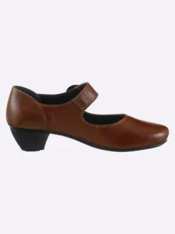 Pumps mit weitenverstellbarer Schließe