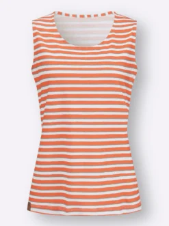 Ringelshirt mit Rundhals-Ausschnitt