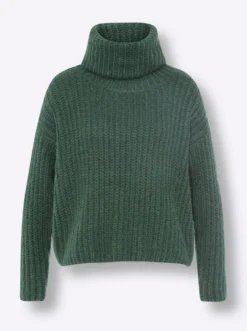 Rollkragenpullover im Oversized-Schnitt
