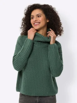 Rollkragenpullover im Oversized-Schnitt