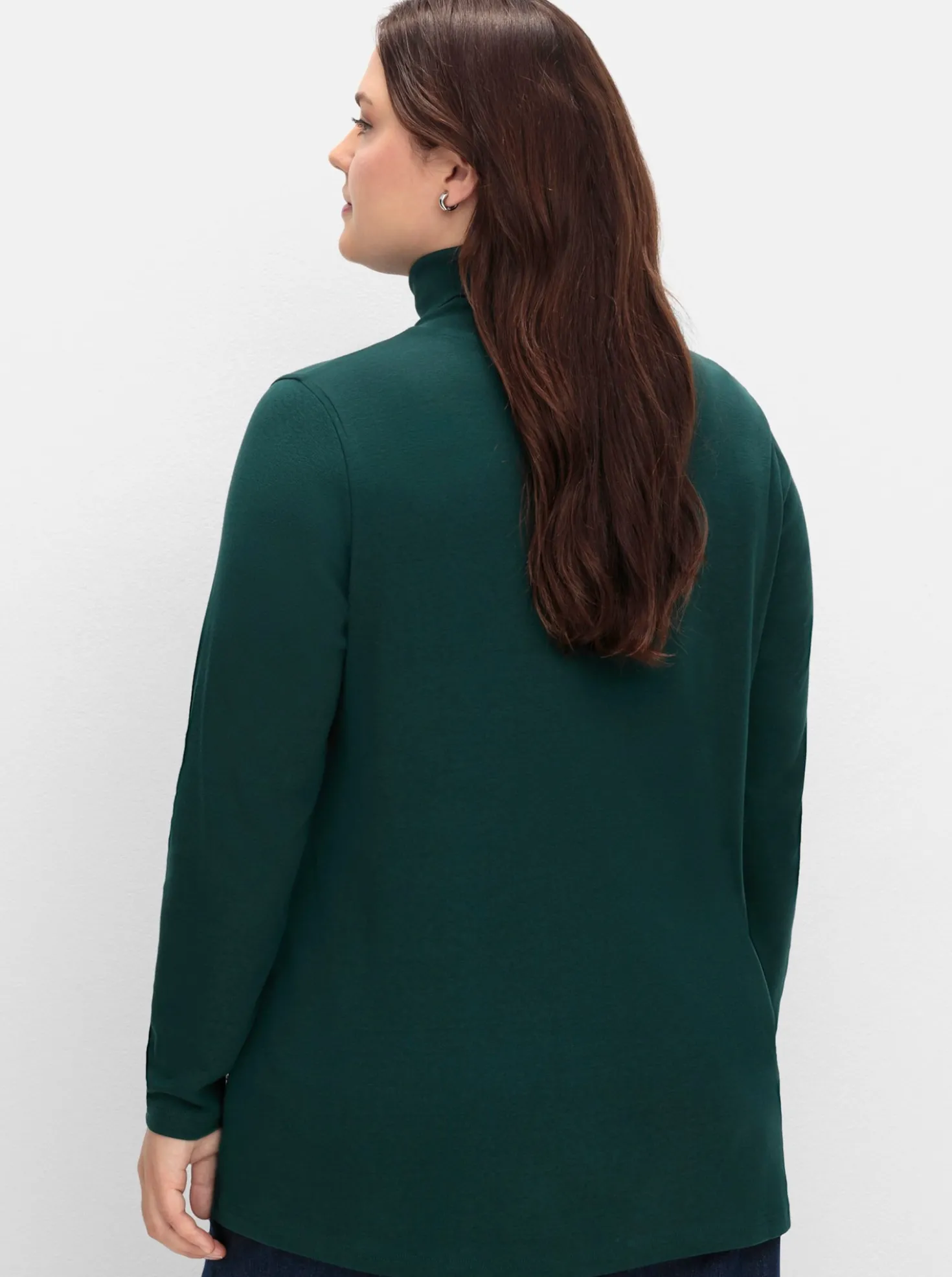 Rollkragenshirt in A-Linie