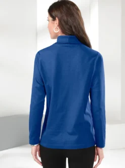 Rollkragenshirt mit langen Ärmeln