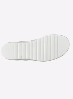 Sandalette mit mehrfarbigem Muster