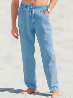 Schlupfhose in Jeans-Qualität