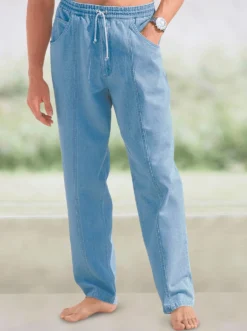 Schlupfhose in Jeans-Qualität
