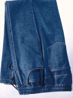 Schlupfhose in Jeans-Qualität