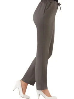 Schlupfhose in Leinen-Optik