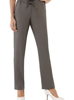 Schlupfhose in Leinen-Optik