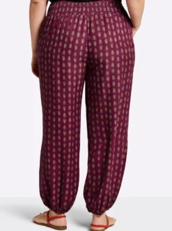 Schlupfhose mit Alloverprint