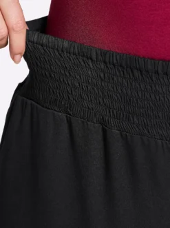 Schlupfhose mit Babylock-Wellensaum