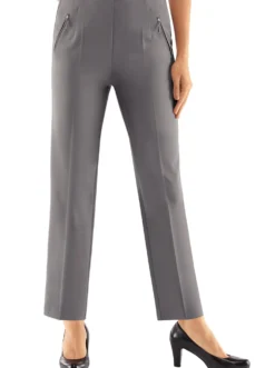 Schlupfhose mit Bügelfalten