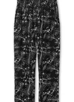 Schlupfhose mit breitem Smokbund, weite Form