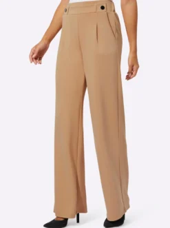 Schlupfhose mit Bundfalten