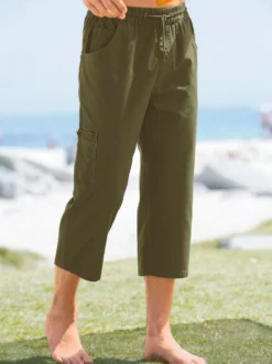 Schlupfhose mit Cargo-Taschen