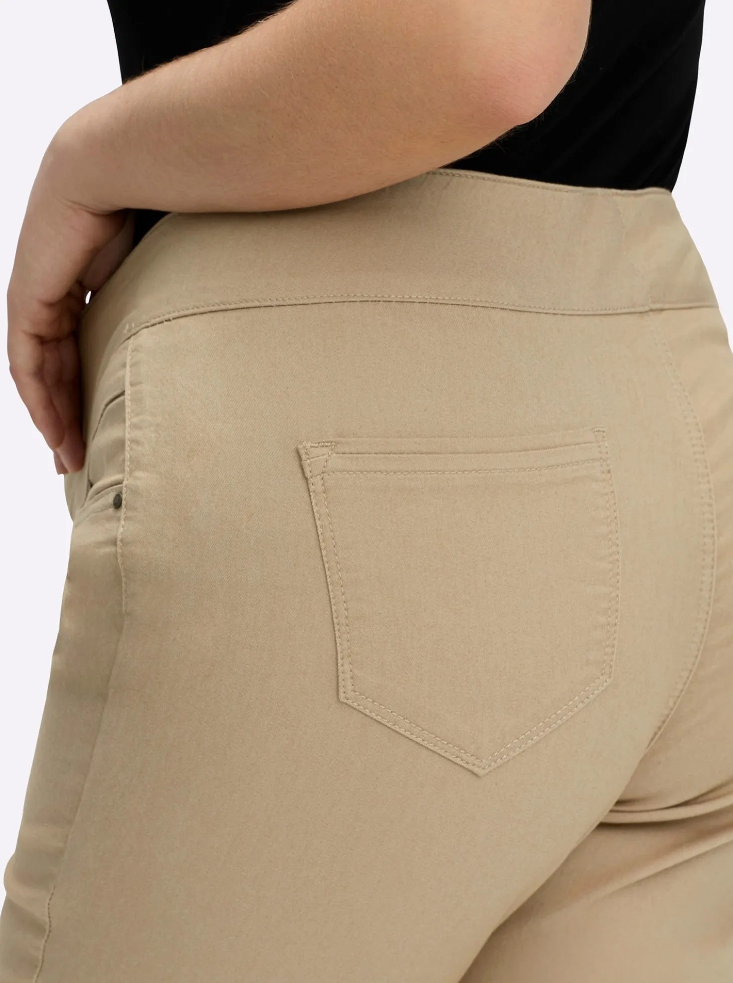 Schlupfhose mit hohem Dehnbund