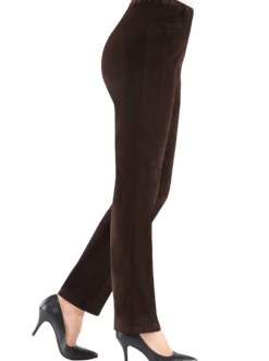 Schlupfhose mit optisch streckender Ziernaht