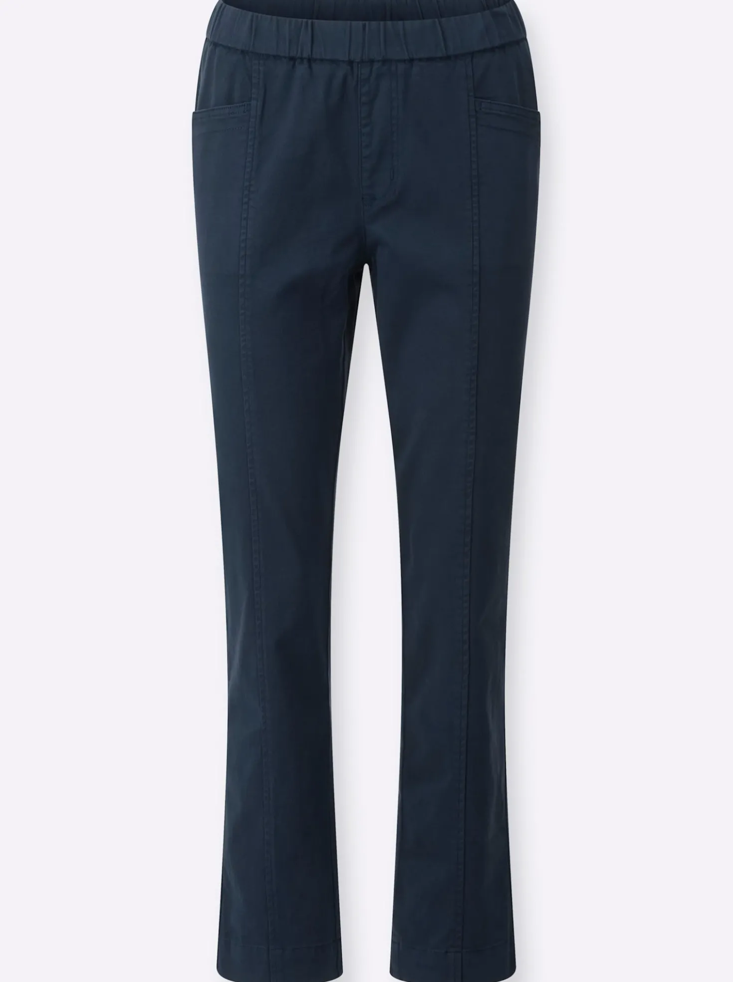 Schlupfjeans mit Stretch-Anteil