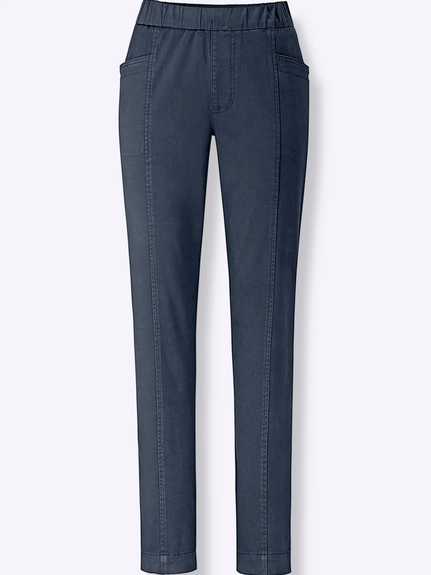 Schlupfjeans mit Stretch-Anteil