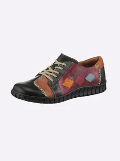 Schnürschuh mit seitlichem Reißverschluss