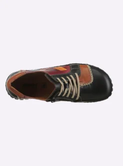 Schnürschuh mit seitlichem Reißverschluss