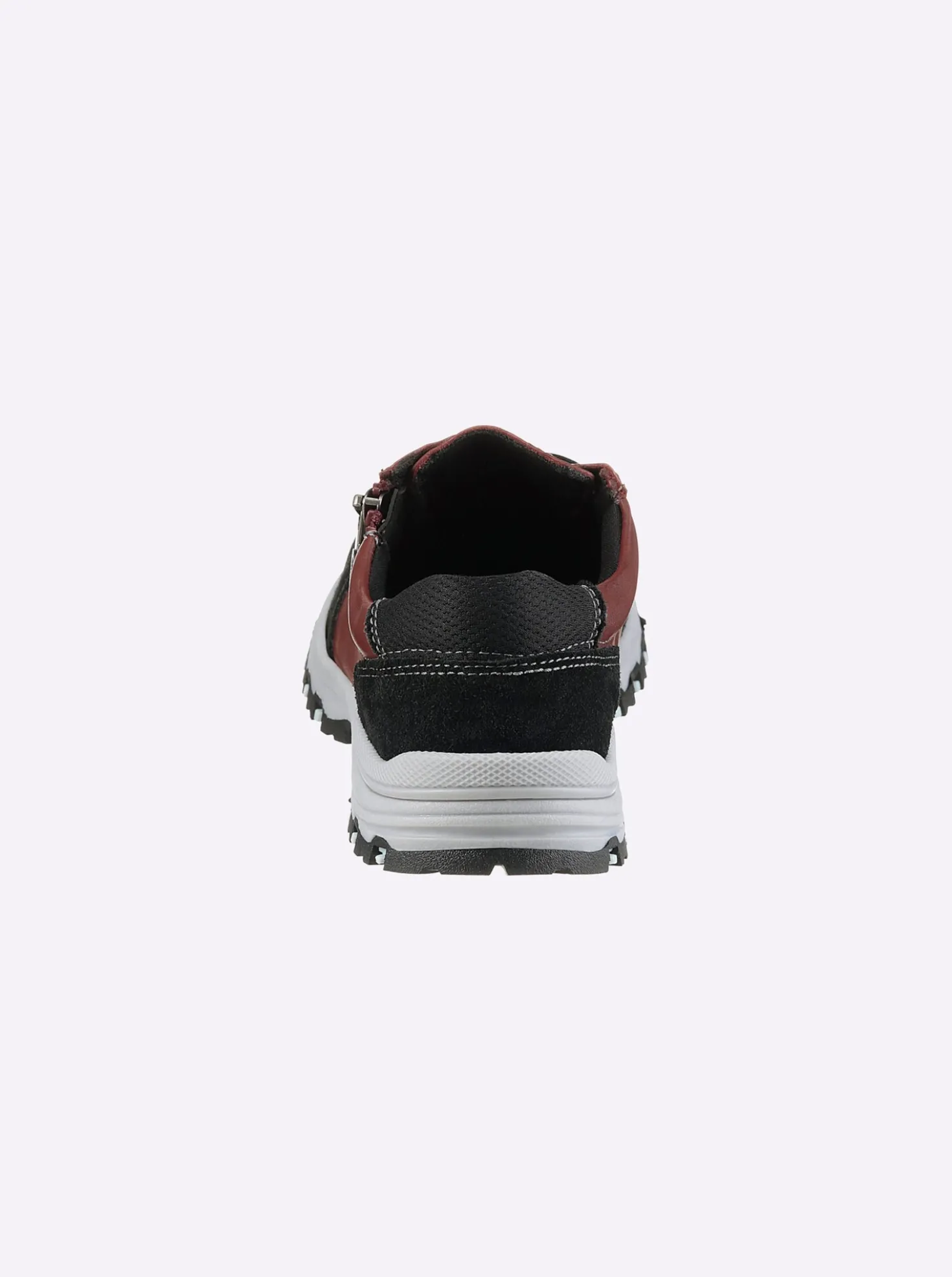 Schnürschuh mit seitlichem Reißverschluss