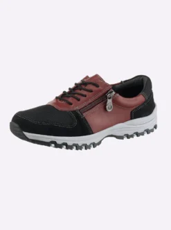 Schnürschuh mit seitlichem Reißverschluss