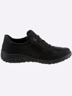 Schnürschuh mit Stretch-Einsatz, für kräftige Füße