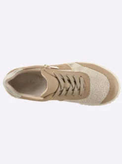 Schnürschuh mit Stretch-Einsatz, für kräftige Füße