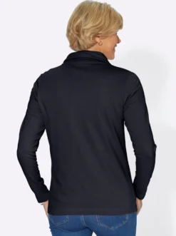 Shirtjacke aus formstabiler Baumwolle