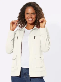 Shirtjacke aus reiner Baumwolle